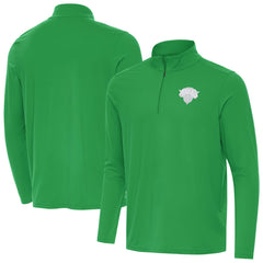 New York Knicks Antigua St. Patrick's Day Intent Quarter-Zip Jacket - Kelly Green on sale