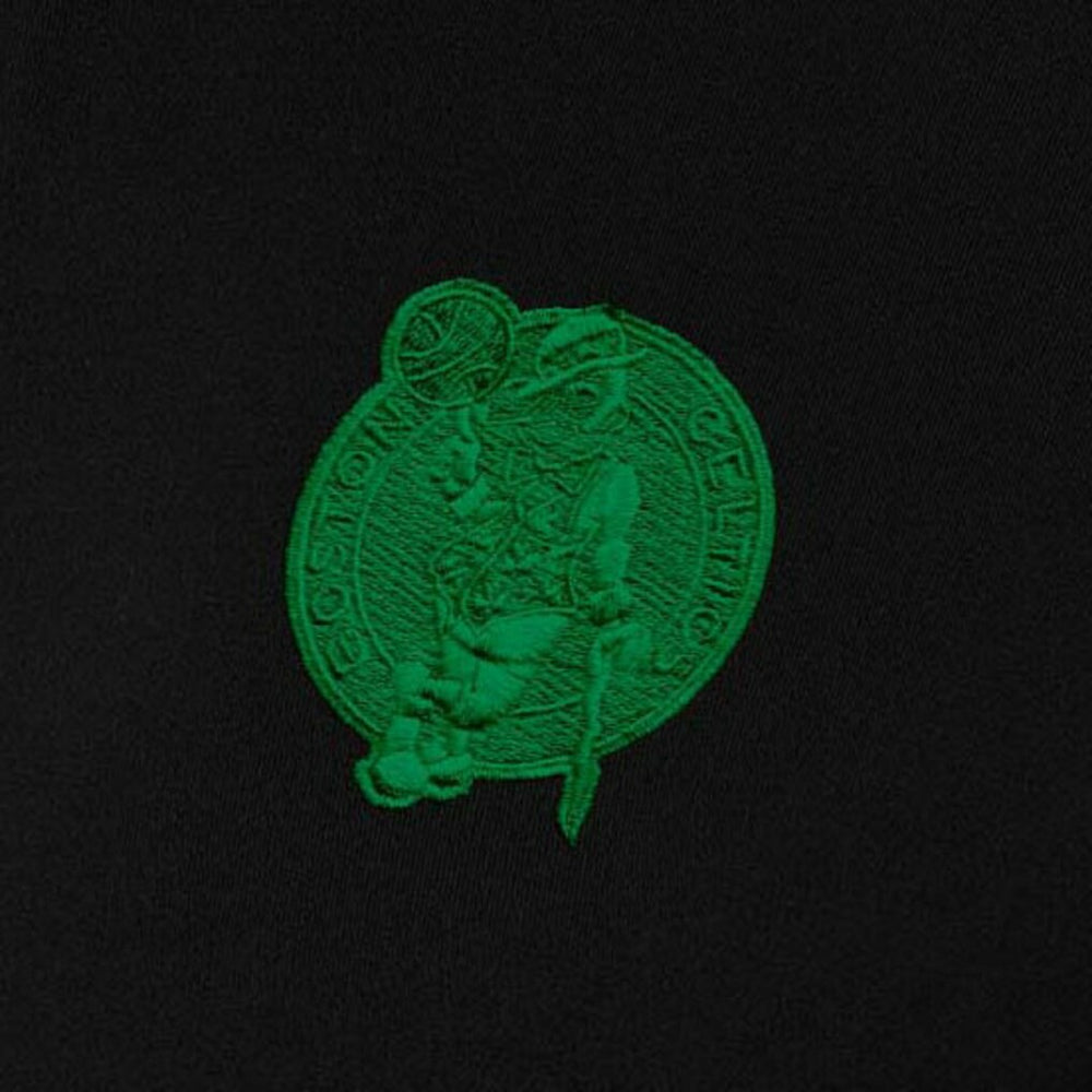 Boston Celtics Antigua Women's St. Patrick's Day Intent Quarter-Zip Top - Black on sale