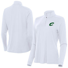 Cleveland Cavaliers Antigua Women's St. Patrick's Day Intent Quarter-Zip Top sale - White cheap