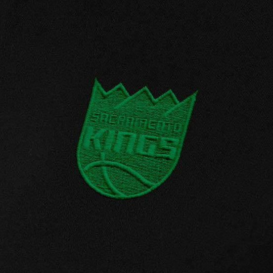 Sacramento Kings Antigua Women's St. Patrick's Day Intent Quarter-Zip Top - Black for sale