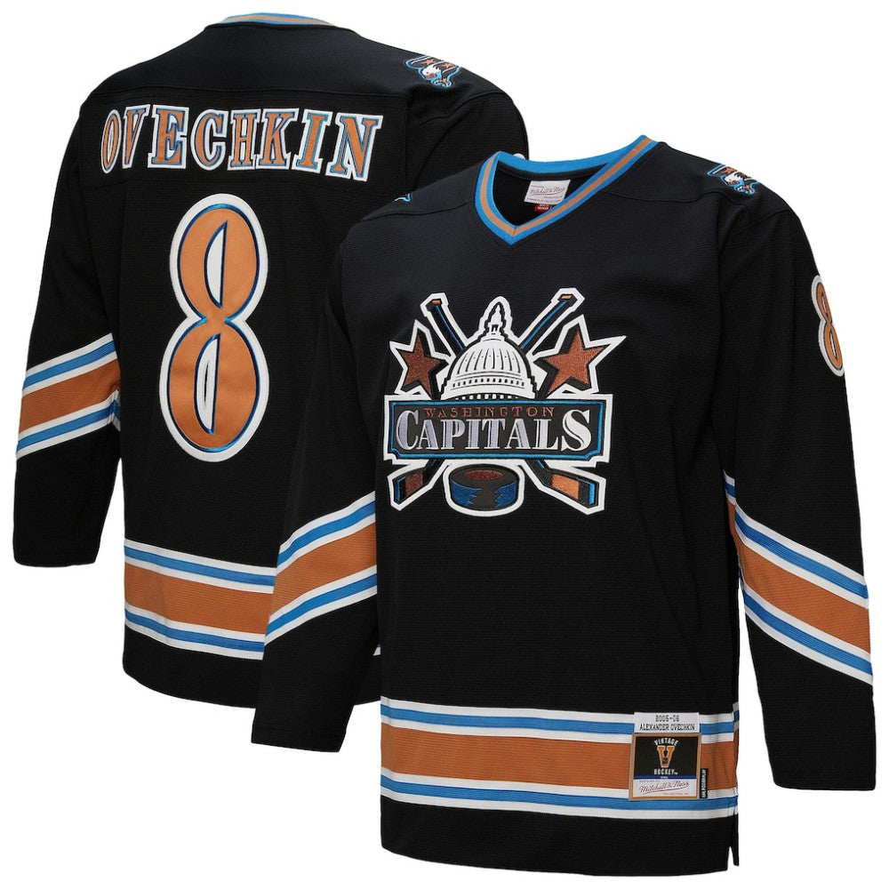 Alexander Ovechkin Washington Capitals Mitchell & Ness 2005/06 Power Play Jersey - Black Jerseys