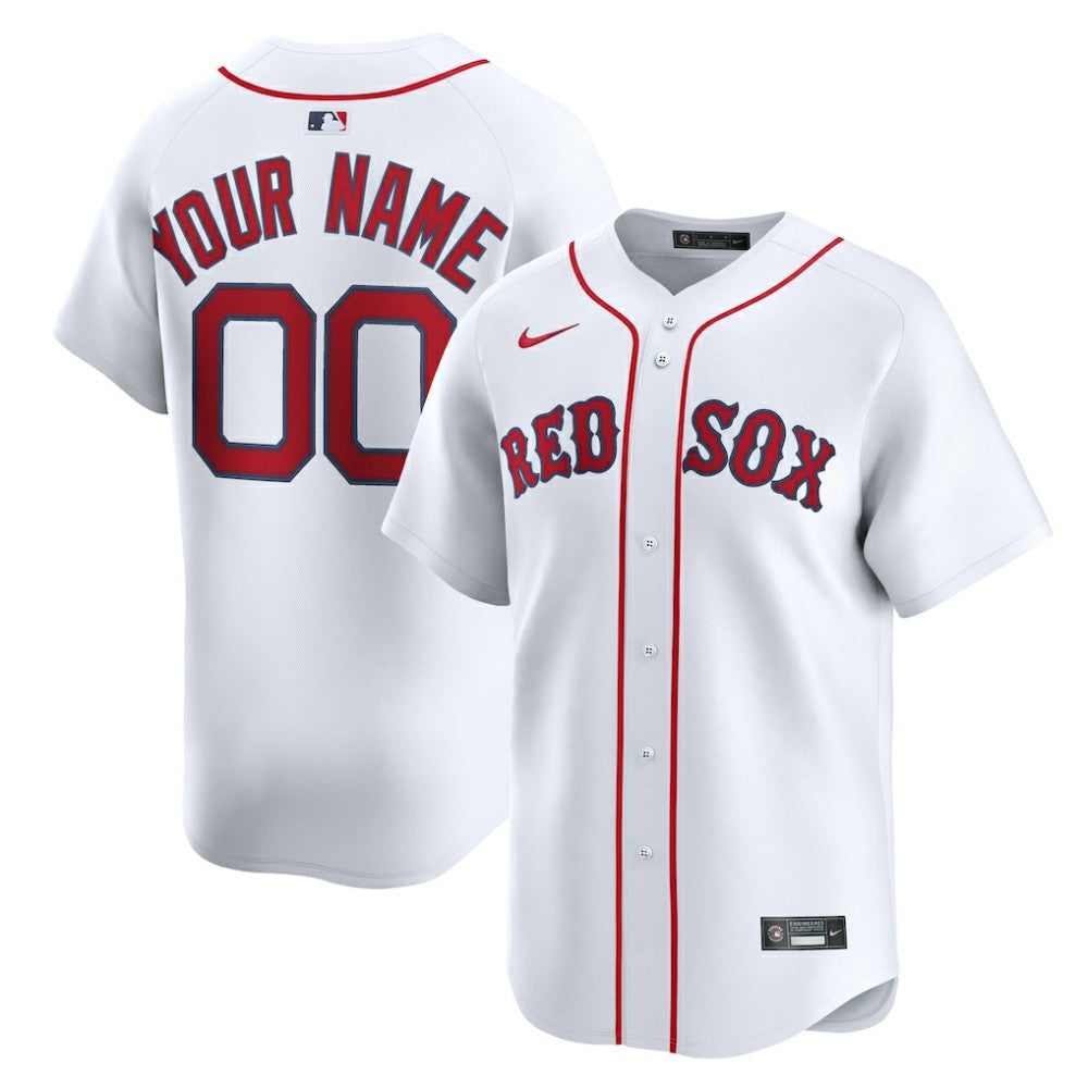 Boston Red Sox Home Limited Custom Jersey White