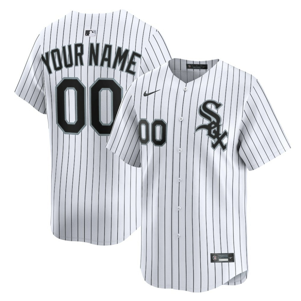 Chicago White Sox Home Limited Custom Jersey White