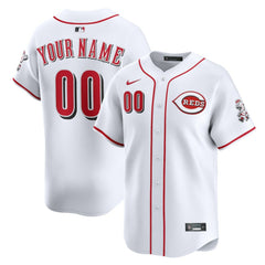 Cincinnati Reds Home Limited Custom Jersey White