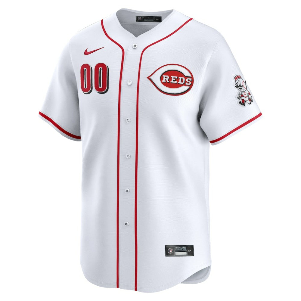 Cincinnati Reds Home Limited Custom Jersey White