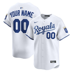Kansas City Royals Home Limited Custom Jersey White