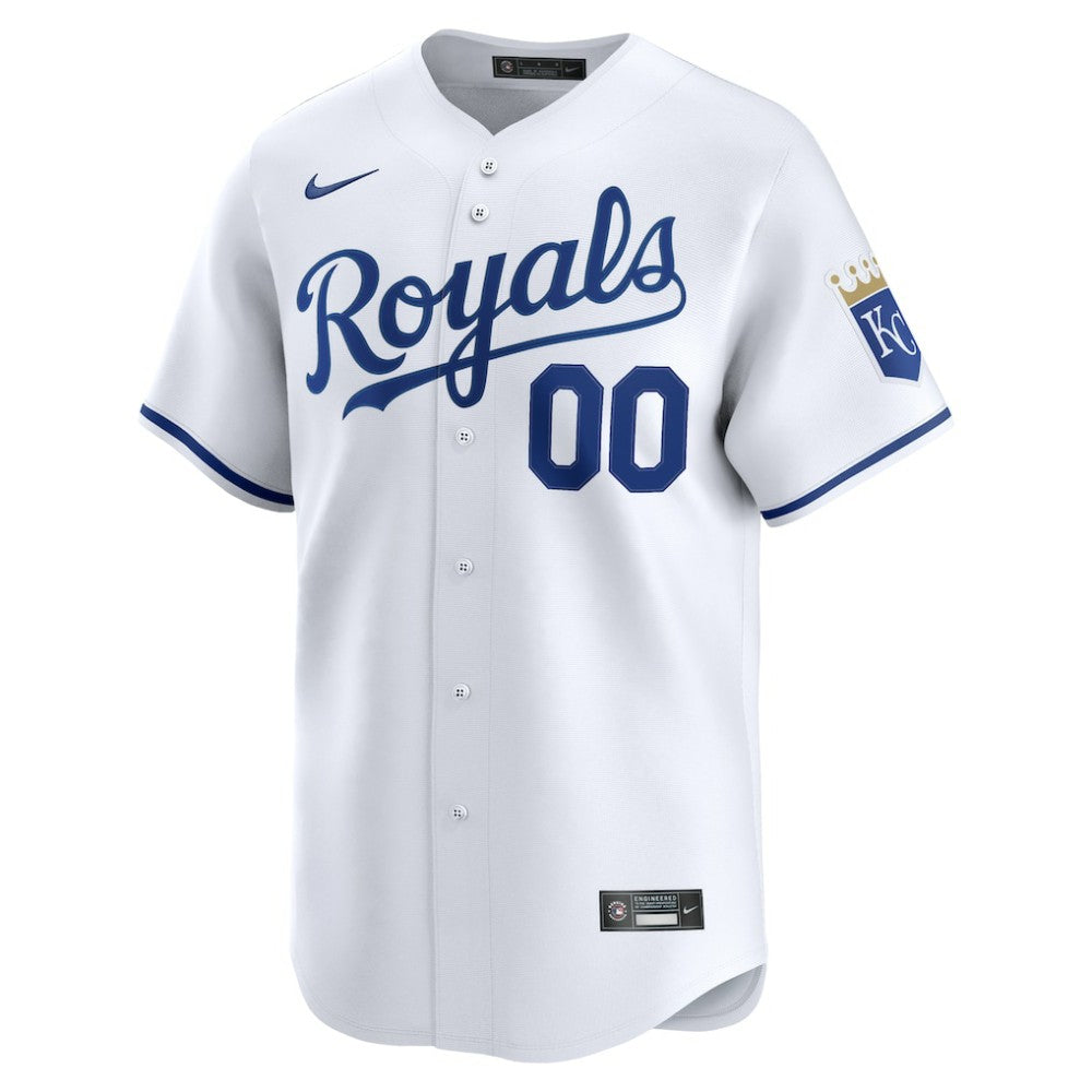 Kansas City Royals Home Limited Custom Jersey White