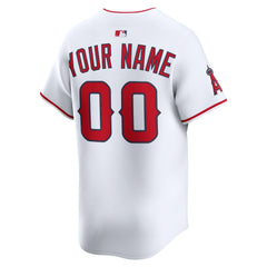 Los Angeles Angels Home Limited Custom Jersey White