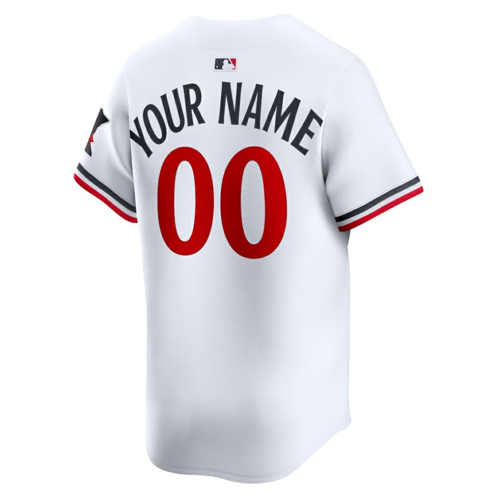 Minnesota Twins Home Limited Custom Jersey White