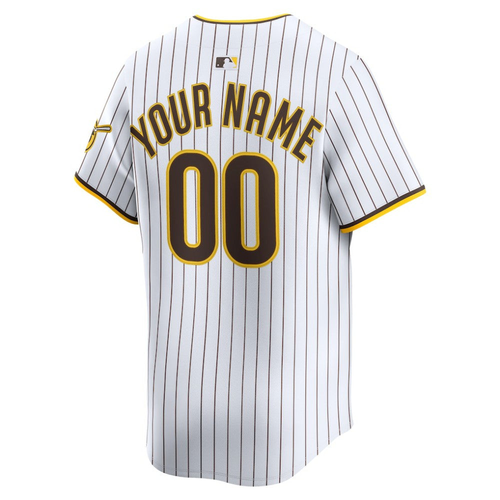 San Diego Padres Home Limited Custom Jersey White