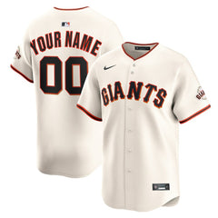 San Francisco Giants Home Limited Custom Jersey Cream