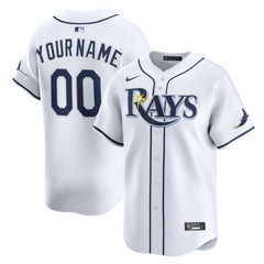 Tampa Bay Rays Home Limited Custom Jersey White