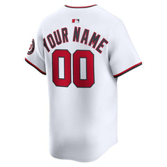 Washington Nationals Home Limited Custom Jersey White