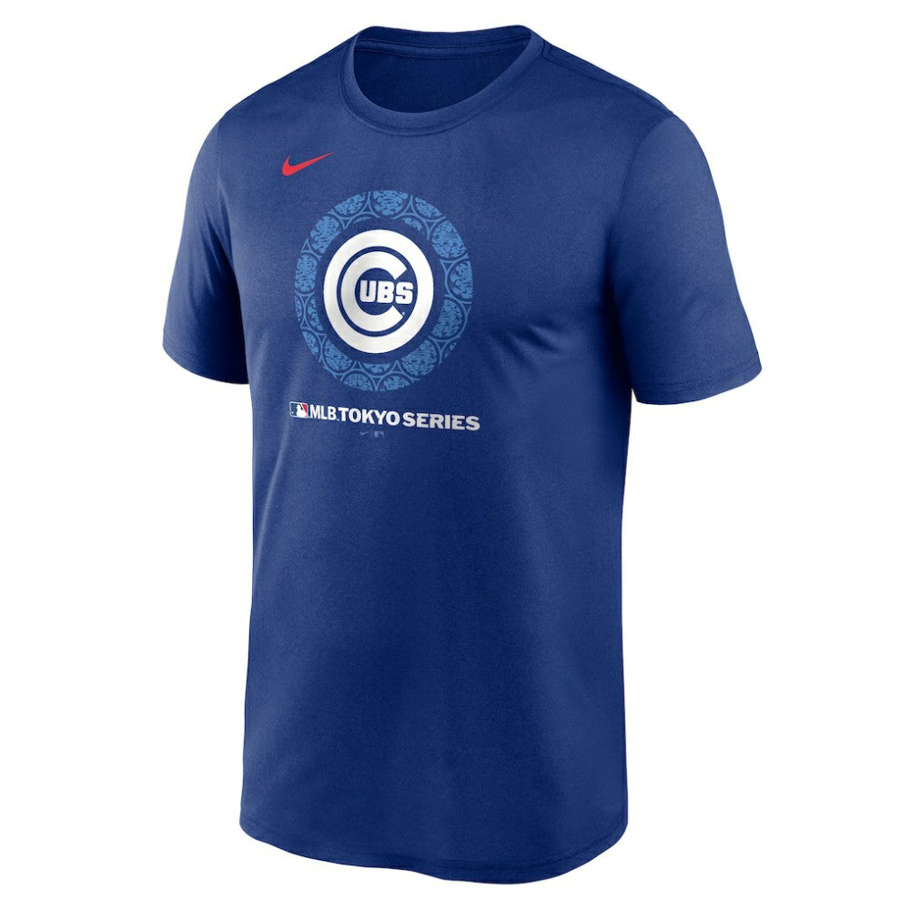 Chicago Cubs 2025 MLB World Tour: Tokyo Series Legend Logo Performance T-Shirt Royal
