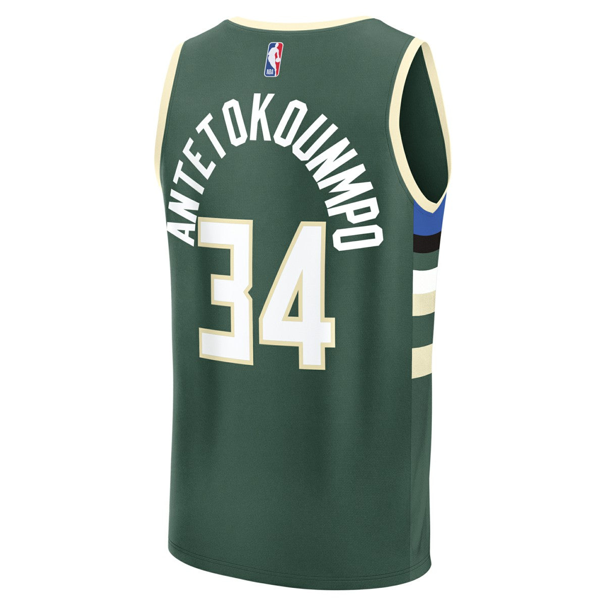 Giannis Antetokounmpo Milwaukee Bucks Fast Break Replica Player Jersey - Icon Edition - Hunter Green outlet