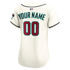 Arizona Diamondbacks Women's Home Limited Custom Jersey Cream