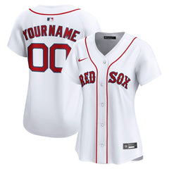 Boston Red Sox Women's Home Limited Custom Jersey White