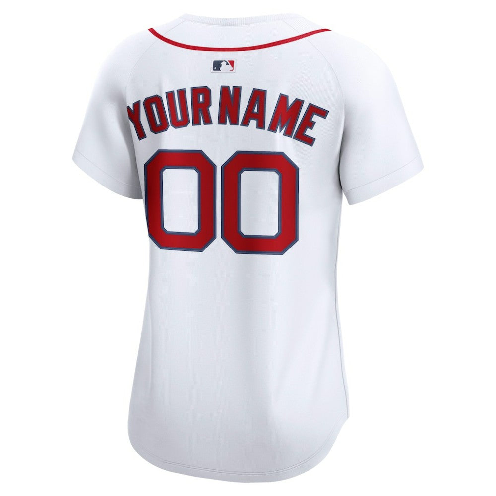 Boston Red Sox Women's Home Limited Custom Jersey White