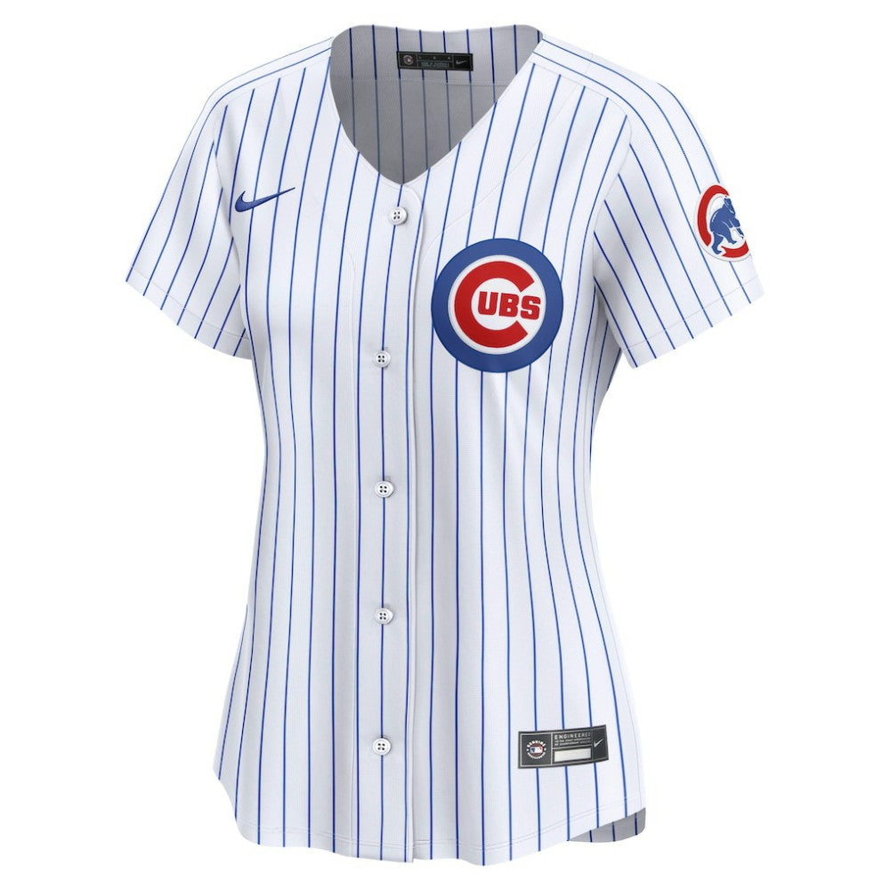 Chicago Cubs Women's Home Limited Custom Jersey White