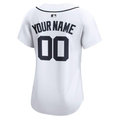 Detroit Tigers Women's Home Limited Custom Jersey White