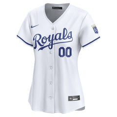 Kansas City Royals Women's Home Limited Custom Jersey White