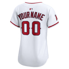 Los Angeles Angels Women's Home Limited Custom Jersey White