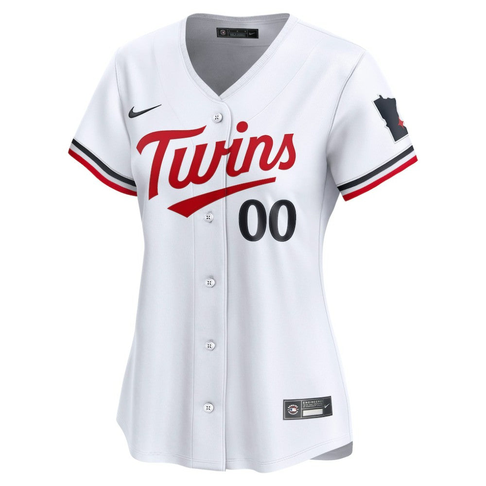 Minnesota Twins Women's Home Limited Custom Jersey White