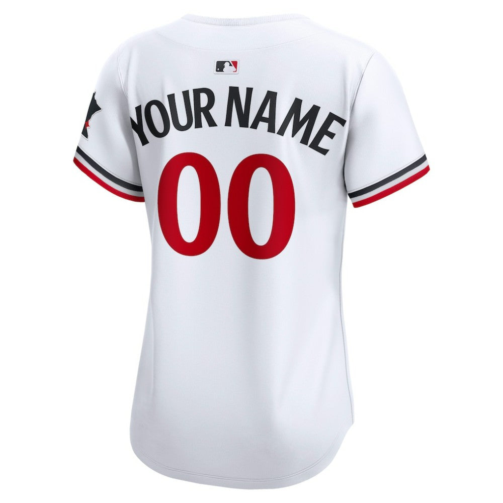 Minnesota Twins Women's Home Limited Custom Jersey White