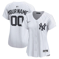 New York Yankees Women's Home Limited Custom Jersey White
