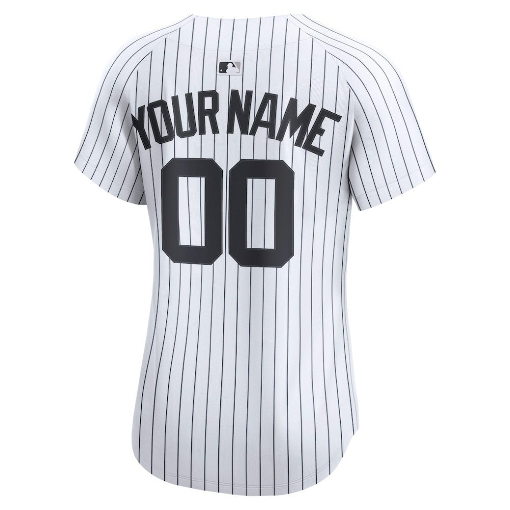 New York Yankees Women's Home Limited Custom Jersey White