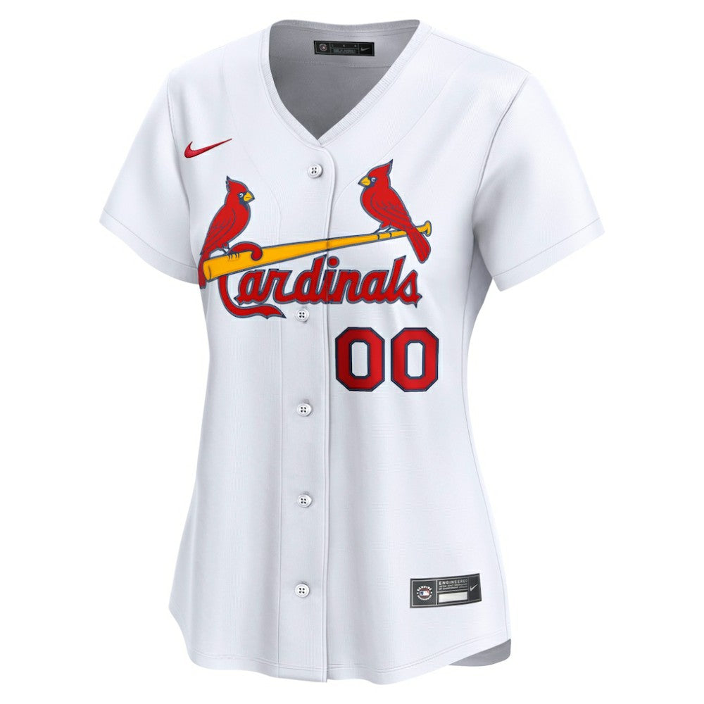 St. Louis Cardinals Women's Home Limited Custom Jersey White