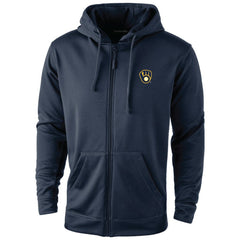 Milwaukee Brewers Dunbrooke Trophy Full-Zip Hoodie Navy