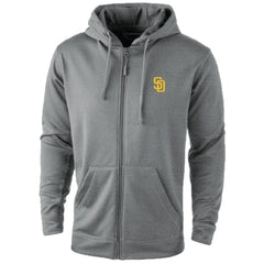 San Diego Padres Dunbrooke Trophy Full-Zip Hoodie Gray
