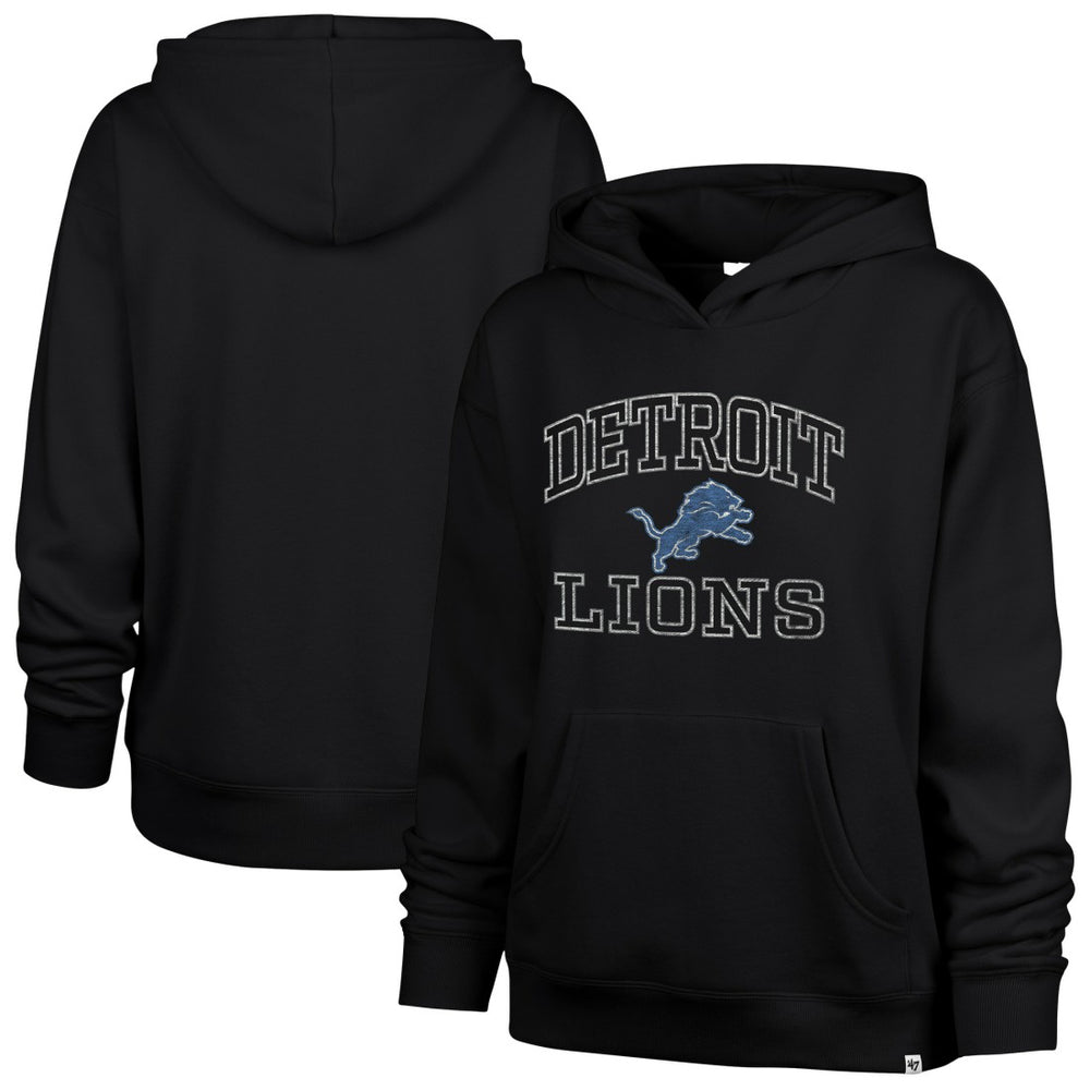 Detroit Lions '47 Women's Clarity Naomi Hoodie - Black sale