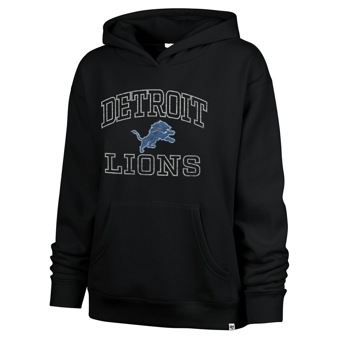 Detroit Lions '47 Women's Clarity Naomi Hoodie - Black sale