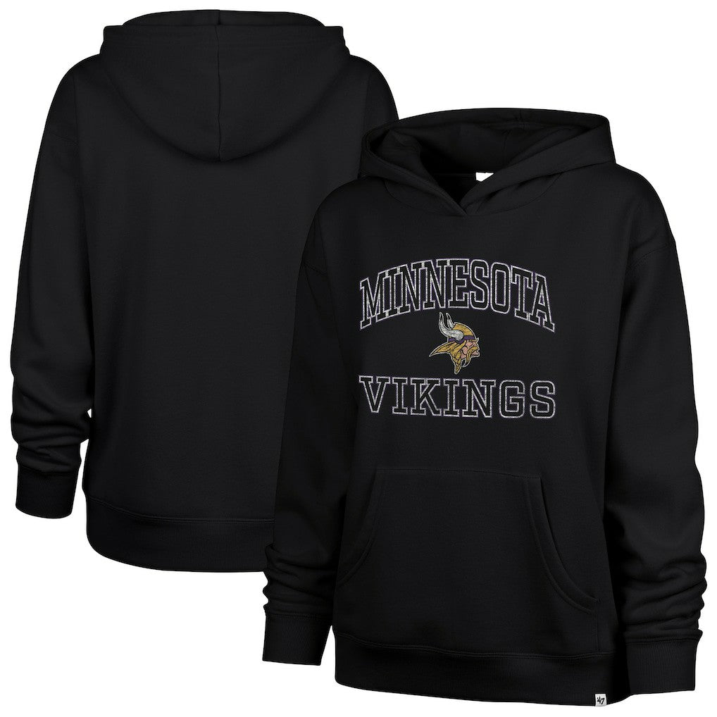 Minnesota Vikings '47 Women's Clarity Naomi Hoodie - Black cheap