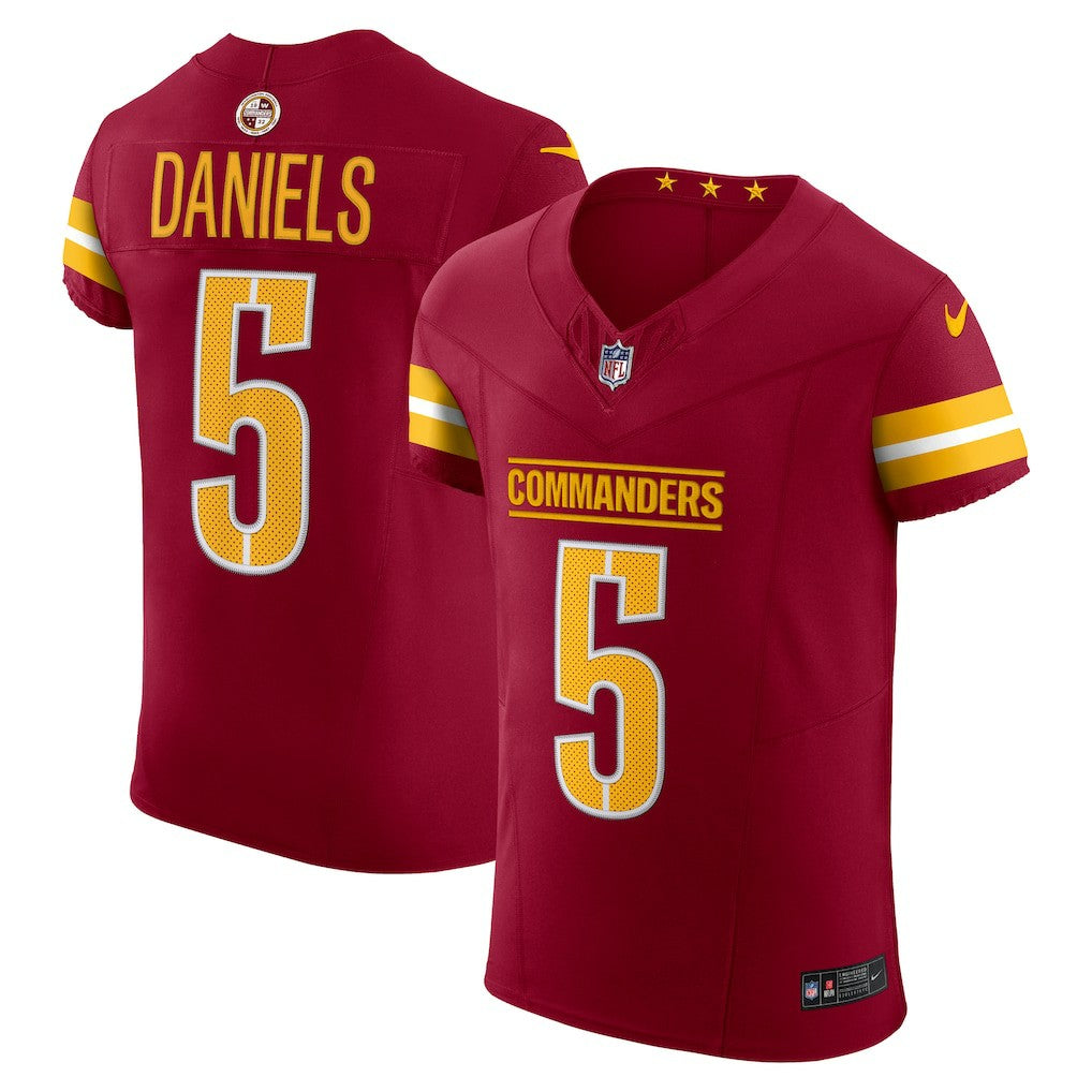 Jayden Daniels Washington Commanders Team Vapor F.U.S.E. Elite Jersey - Burgundy cheap