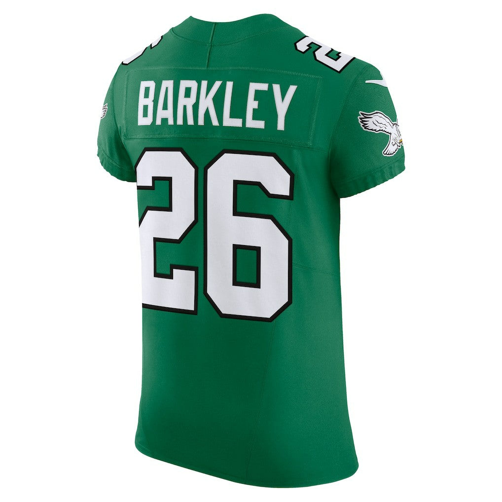 Saquon Barkley Philadelphia Eagles Alternate Vapor F.U.S.E. Elite Jersey - Kelly Green on sale