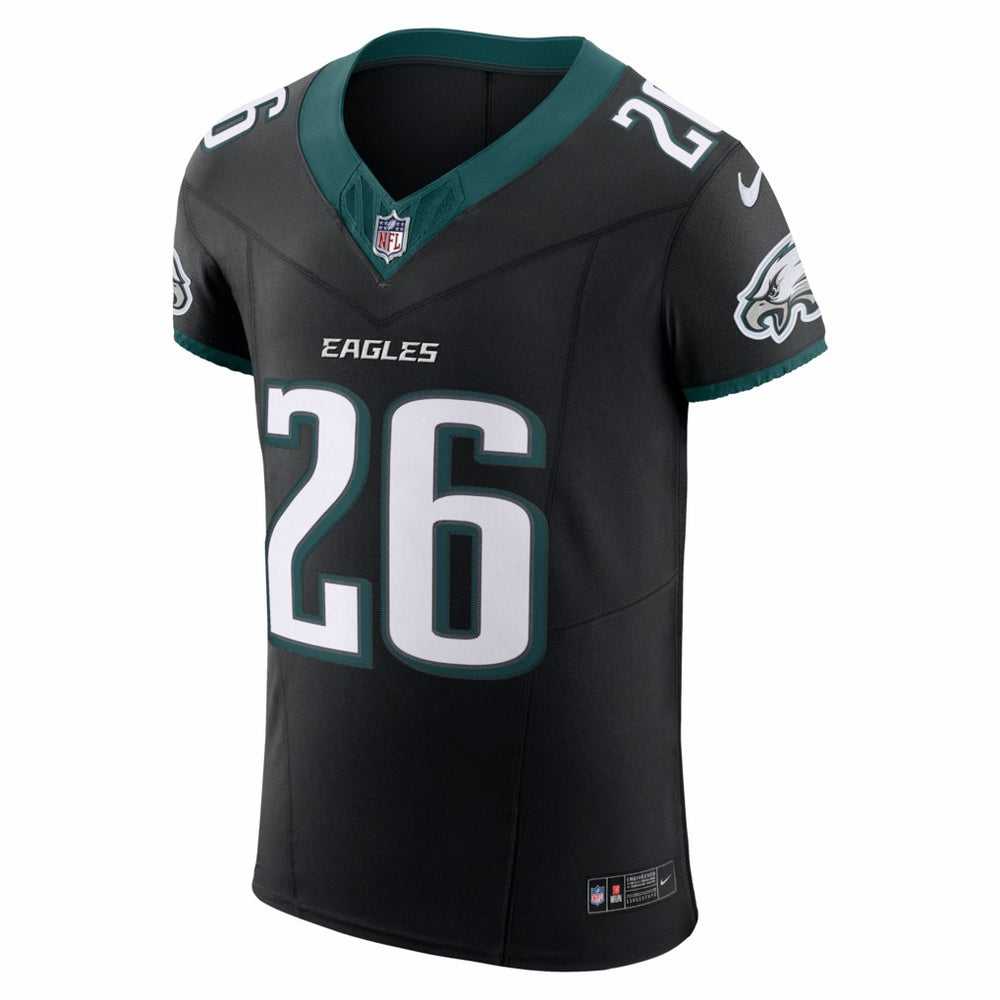 Saquon Barkley Philadelphia Eagles Alternate Vapor F.U.S.E. Elite Jersey - Black on sale