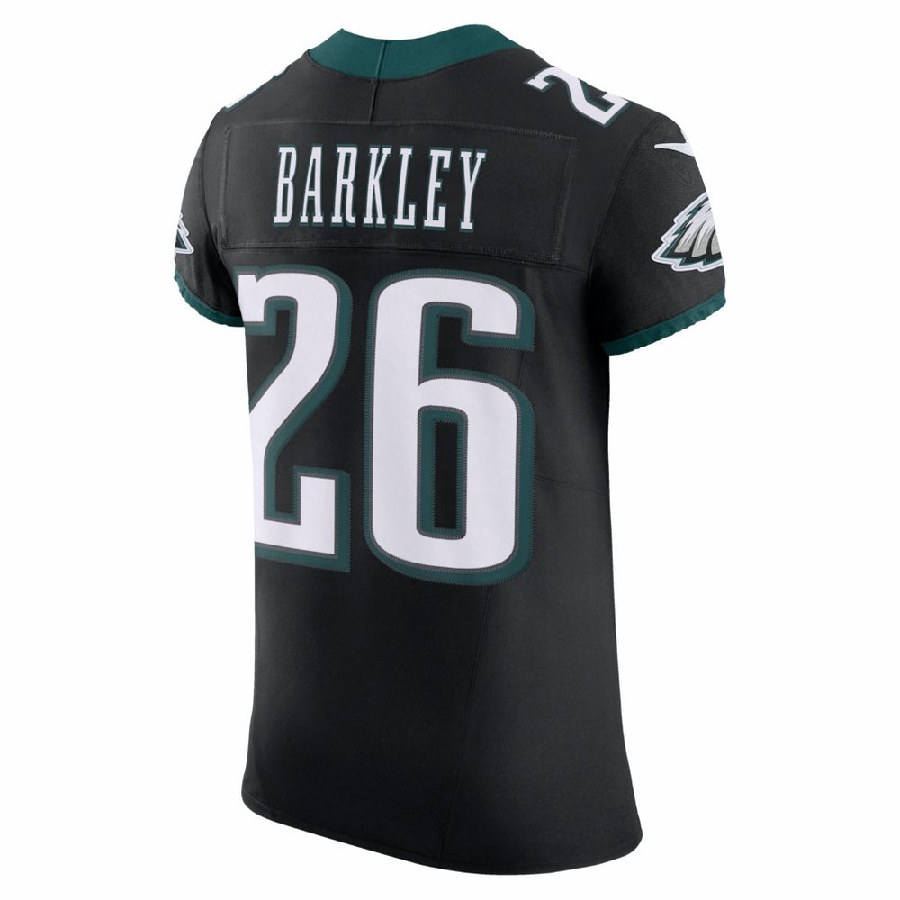 Saquon Barkley Philadelphia Eagles Alternate Vapor F.U.S.E. Elite Jersey - Black on sale