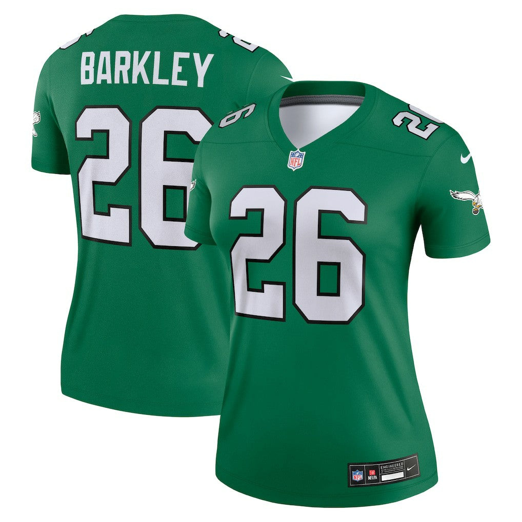 Saquon Barkley Philadelphia Eagles Women's Legend Player Performance Top - Kelly Green discount