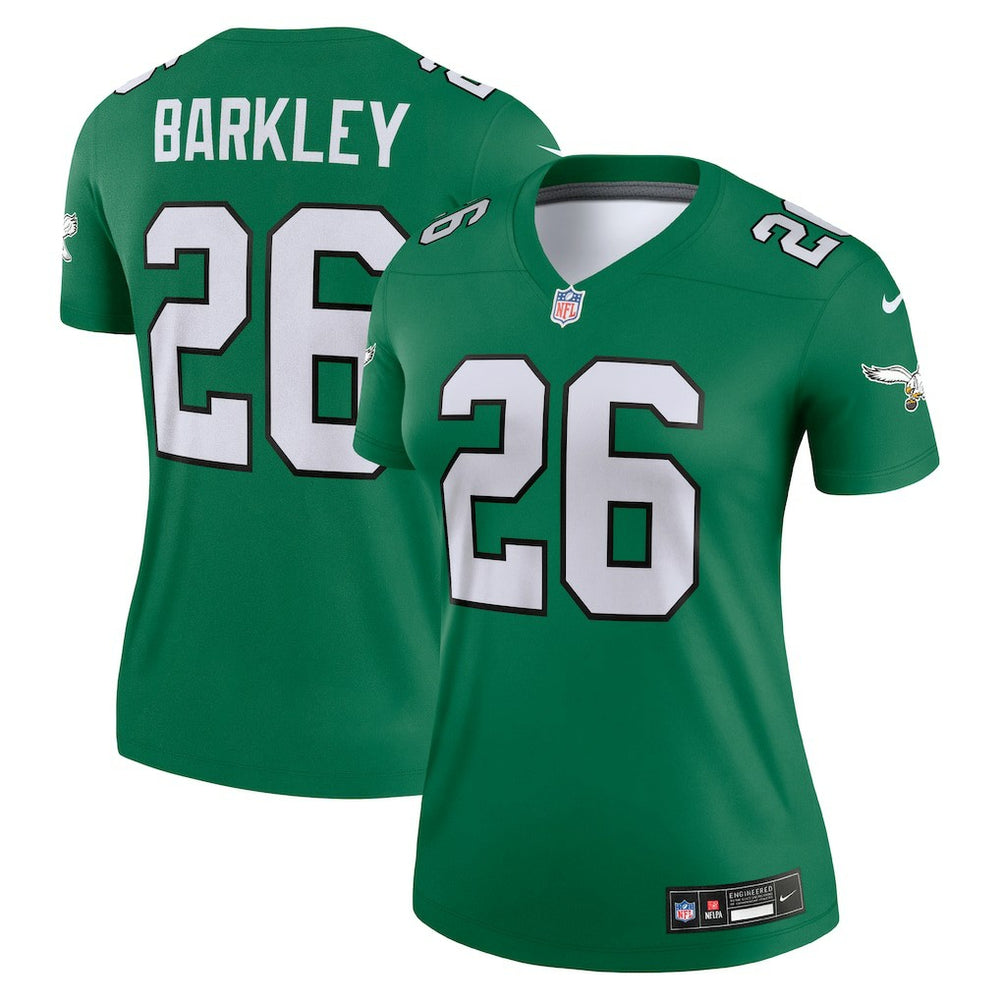 Saquon Barkley Philadelphia Eagles Women's Legend Player Performance Top - Kelly Green discount