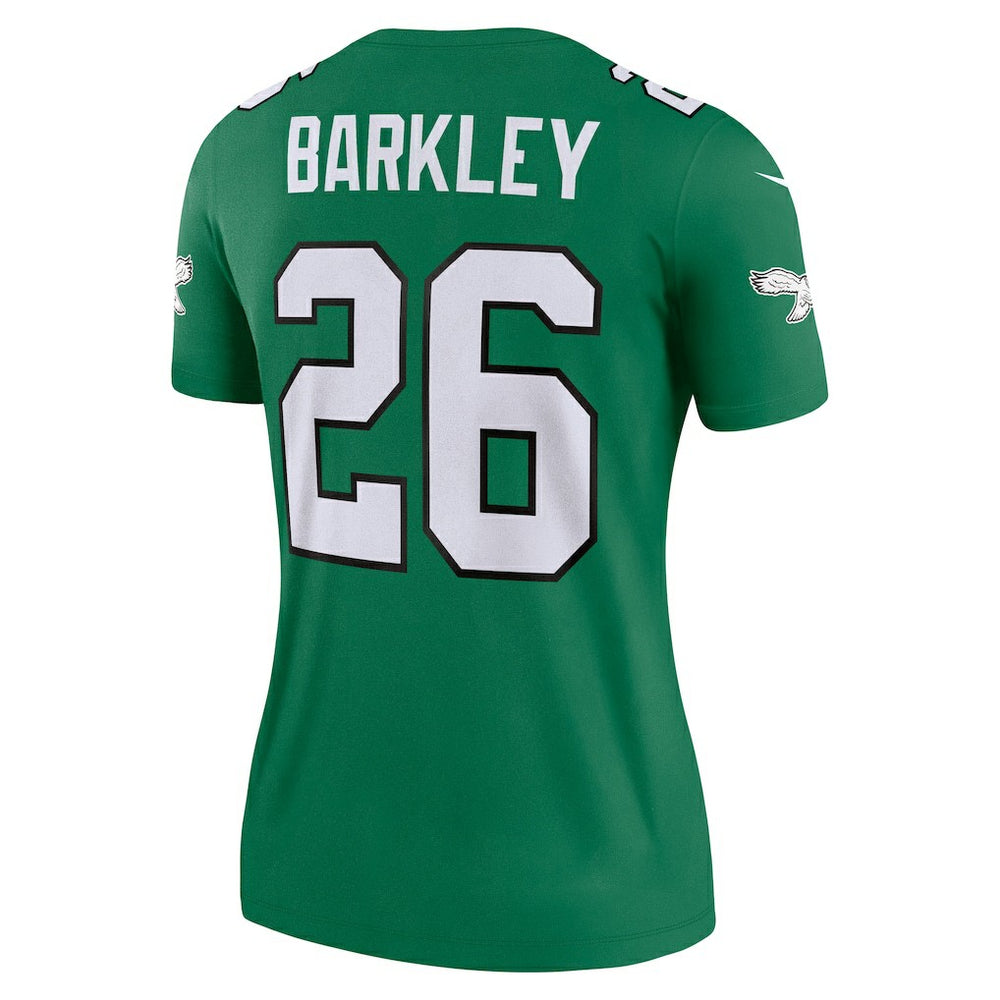 Saquon Barkley Philadelphia Eagles Women's Legend Player Performance Top - Kelly Green discount