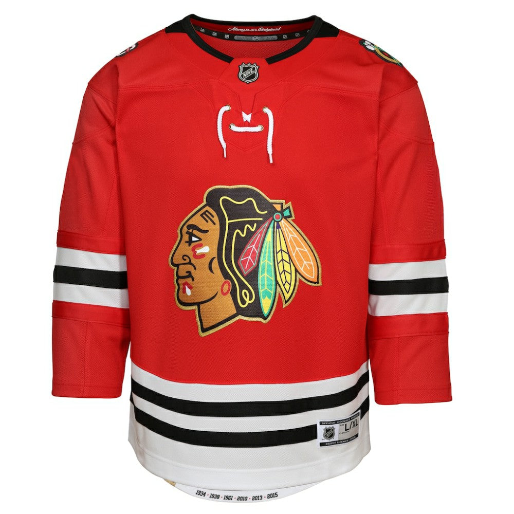 Chicago Blackhawks Youth Centennial Premier Jersey - Red Jerseys