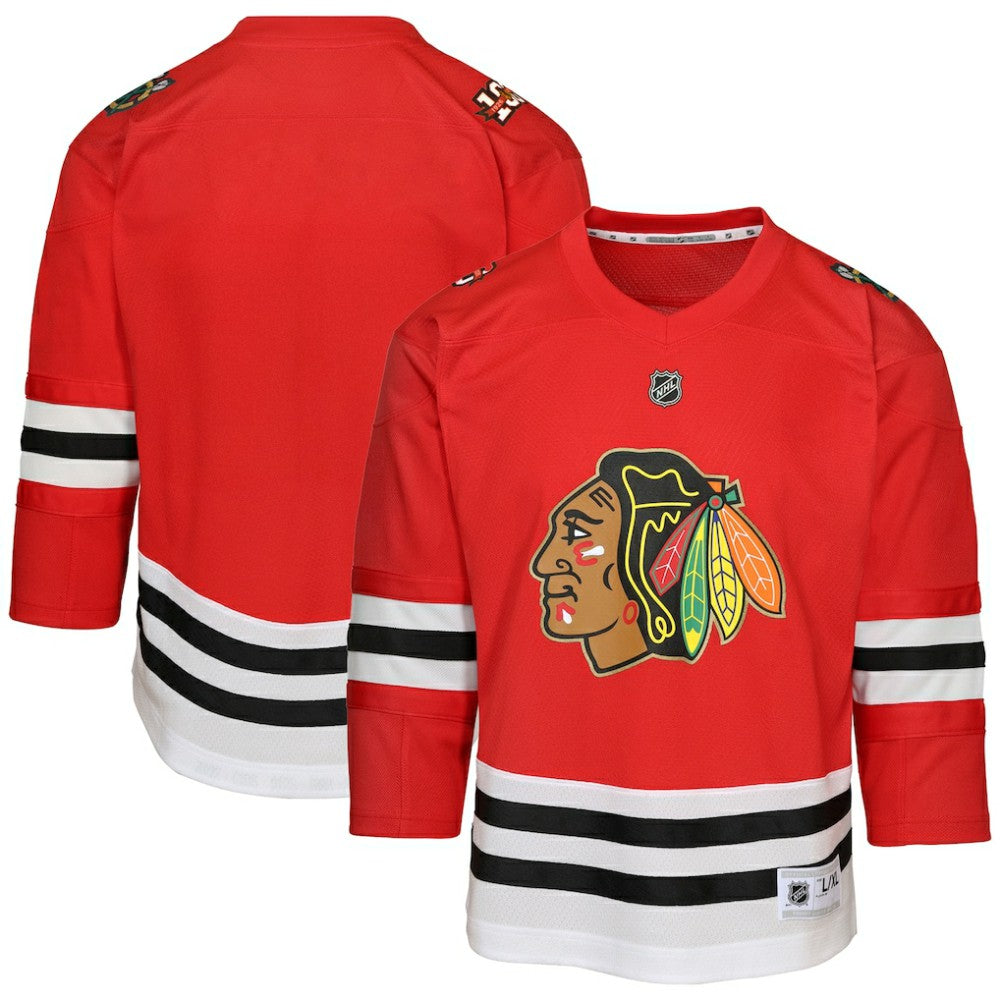 Chicago Blackhawks Preschool Centennial Replica Jersey - Red Jerseys
