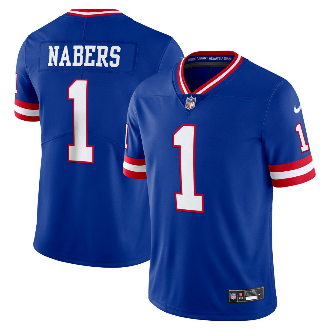 Malik Nabers New York Giants Alternate 2 Legacy Vapor Untouchable Limited Jersey - Royal online