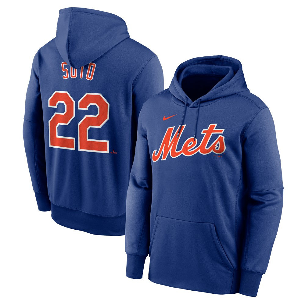 Juan Soto New York Mets Name & Number Pullover Hoodie Royal