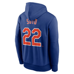 Juan Soto New York Mets Name & Number Pullover Hoodie Royal