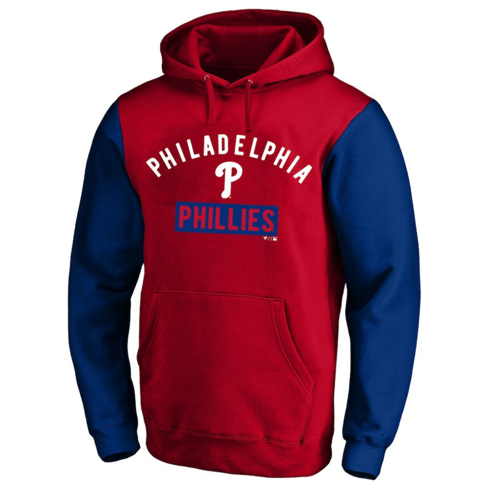 Bryce Harper Philadelphia Phillies Profile Big & Tall Name & Number Fleece Pullover Hoodie Red