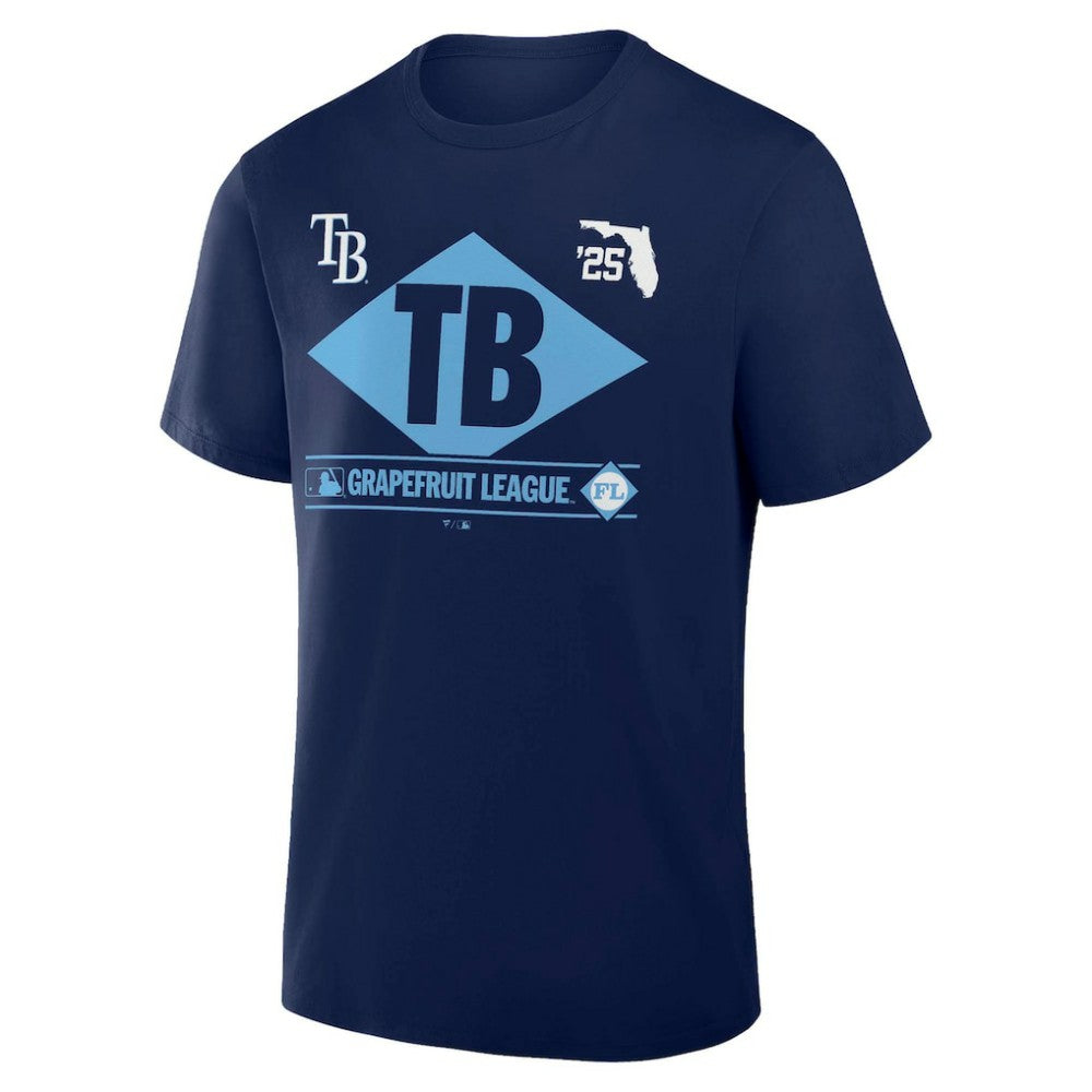 Tampa Bay Rays 2025 Spring Training Grapefruit League True Icon T-Shirt Navy